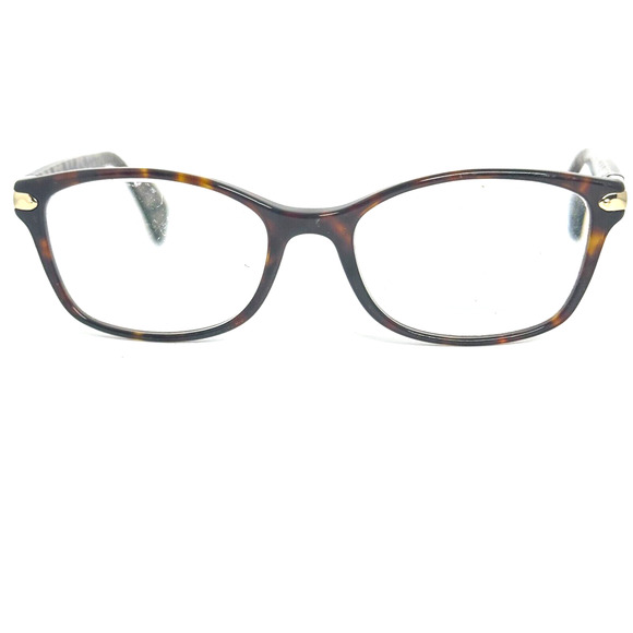 COACH HC6065 5291 Dark Tortoise Rectangle Women's 51 mm Eyeglasses H15935 - Picture 2 of 8